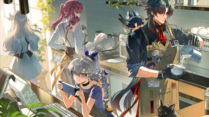 [Ten to the Top/Dynamic Wallpaper] Hehe, I drew a family portrait of Blade and the Star Core Hunter 