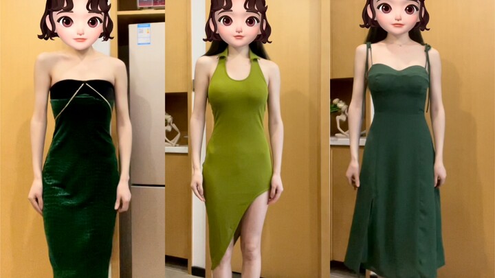 Green dresses can be worn in various styles