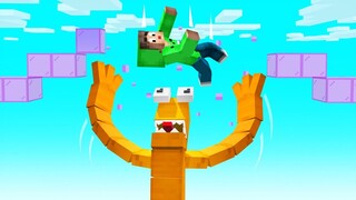 RAINBOW FRIENDS Deathrun in Minecraft…