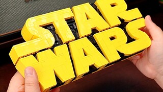 Sử dụng Lego để khôi phục lại LOGO Star Wars kinh điển? Mở hộp 10+ đồ chơi Star Wars cùng một lúc [C