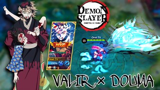 DOUMA's skin be like in Mobile Legends [ FULL EFFECT ] [ DEMON SLAYER x MLBB Skin Collaboration ]