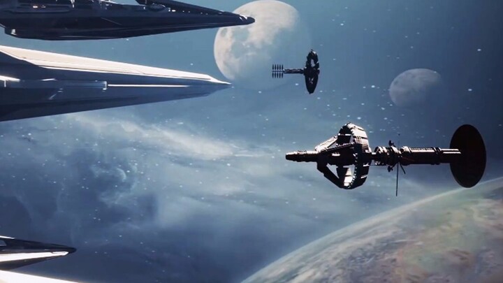 Film pendek dengan efek khusus sekelas Hollywood: Ekspansi luar angkasa di era galaksi — setiap fram