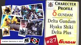 ประวัติ Gundam  #27 Delta Gundam Series (Hyuku shiki/ Delta Plus/ Delta Kai) [Seamindz]