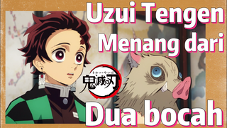 Uzui Tengen Menang dari Dua bocah