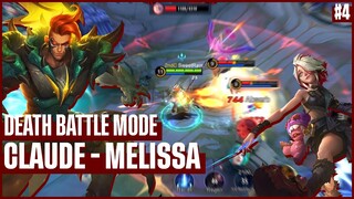 【DEATH BATTLE】#4 CLAUDE - Mecha Dragon & MELISSA | DeathBattle Mode Mobile Legends