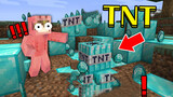 [Minecraft] Chế tạo kim cương TNT, sinh tồn ra sao nếu nổ kim cương!