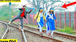 อัพเดท Viral Train Horn Prank The Best Train Horn Prank 2022 🤣 ปฏิกิริยาต่อสาธารณะ