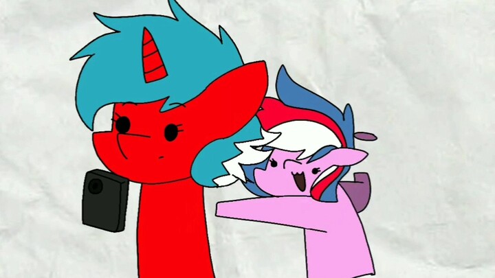 RANDOM KELAKUAN SI PONY DAN KAWAN KAWAN
