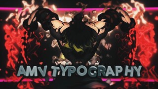 Amv typography - kimetsu no yaiba - infected - after effect