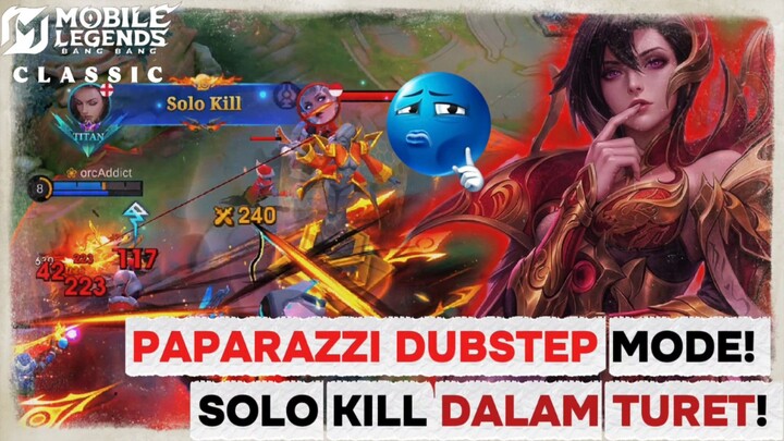 BENEDETTA PAPARAZZI DUBSTEP MODE! Solo Kill DALAM TURET & STEAL TURTLE Musuh! 🎯⚡