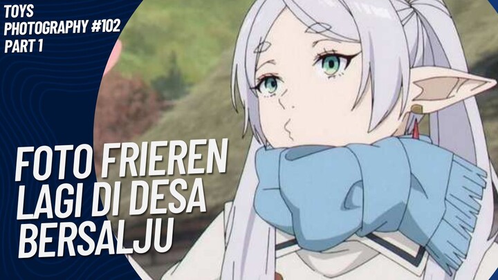 Dingin banget Frieren lagi di desa bersalju😚🤭 | Toys Photography #102 (Part 1)