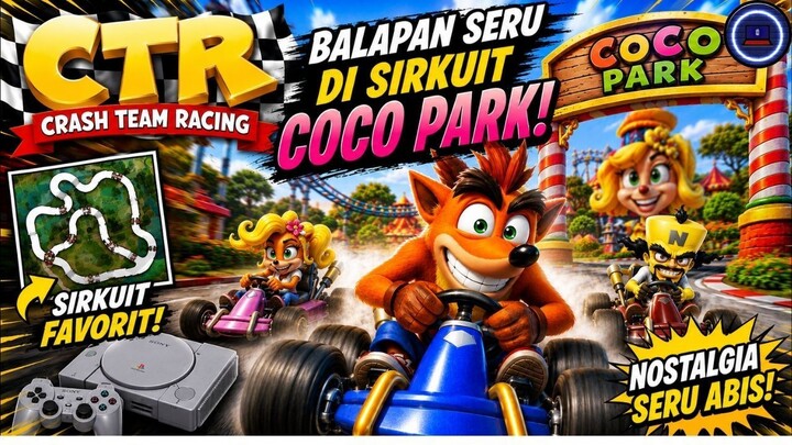 LAST RACE, GAS JUARAKAN ! - CRASH TEAM RACING RACE 4
