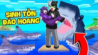 Noob Ruby Thử Thách 24h Sinh Tồn Trên ĐẢO HOANG Cực Đáng Sợ Trong Minecraft !?