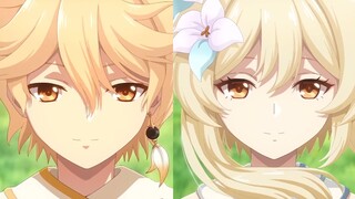 Versi anime si kembar sangat cantik
