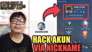GAWAT !! TOOLS H4CK AKUN VIA NICKNAME AKTIF LAGI ! BAHKAN BISA H4CK SQUAD CENTANG - MOBILE LEGEND