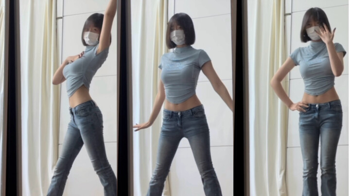 Màn hình ngang｜Bộ đồ denim xanh｜vỏ bọc từ tính