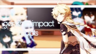 genshin impact react to aether || male MC || ⚠️ aether harem ⚠️ || GC || pt 1/?