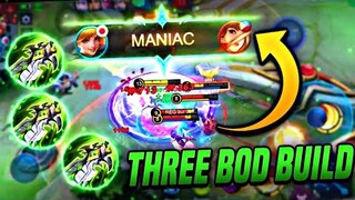 THREE BLADE OF DESPAIR BUILD! AUTO MANIAC!! | SOLO RANKED GAMEPLAY | MLBB