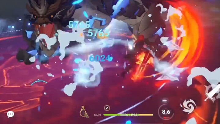 Kaia's Six Lives Effect Demonstration