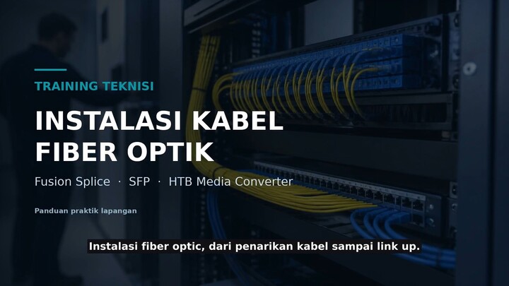Dasar instalasi fiber optik