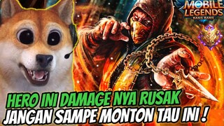 CEPAT PAKE HERO INI DAMAGE NYA RUSAK! 1 HIT MUSUH PASTI MATI KENA INI HERO - MOBILE LEGENDS