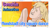 [Genshin Impact  Animation]  Mondstadt city square dance