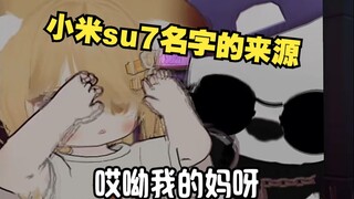 小米su7为什么不叫小米su1？？？