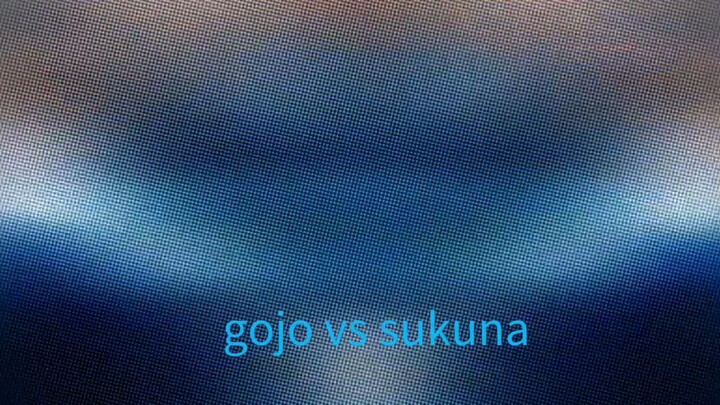 gojo vs sukuna sangat epic