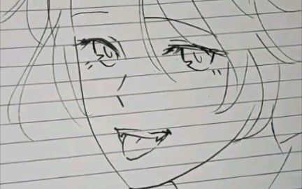 美术生笔记本上的随手一画！