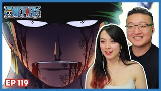 ZORO VS MR 1! A MAN THAT CAN CUT STEEL | ONE PIECE Episode 119 Couples Reaction & Discussion