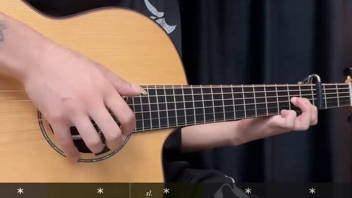 I fell in love with "Spiral" fingerstyle guitar丨LONGMAN Re:Zero - Starting Life in Another World Sea