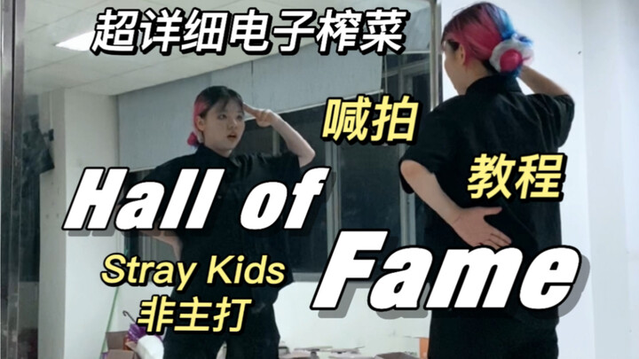 [Hall of Fame Tutorial] Stray Kids' non-main Hall of Fame breakdown tutorial | Mirror flip jump coun
