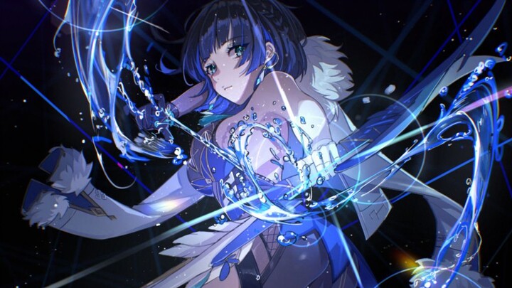 [Genshin Impact / Yelan] Let’s draw a Yelan wallpaper for everyone.