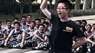 Click to watch sensei's military training dance