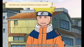 MOMEN LUCU SAAT NARUTO TERPAKSA MINTA JIRAYA MELATIHNYA !!!