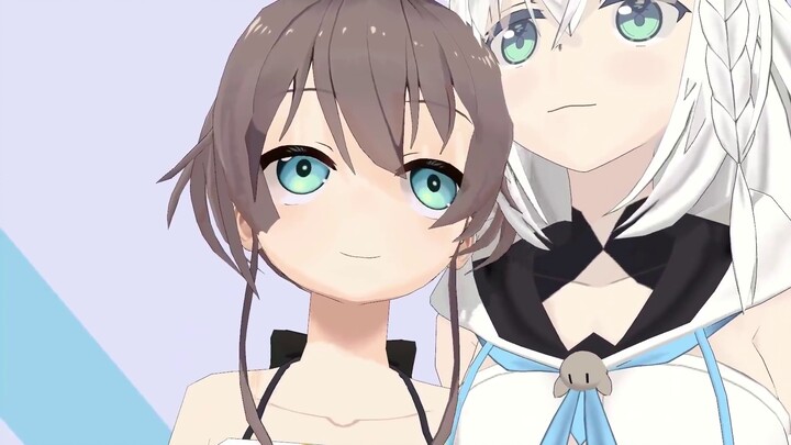 [Điêu khắc cát MMD] Nhãn dán tuyết thổi màu mùa hè——Orudo Tomasu