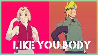 NaruSaku - I really like your body [MMD Naruto] (Rus sub)