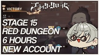 I CLEARED STAGE 15 EVEN FASTER IN 6 HOURS ON A NEW ACCOUNT F2P | Black Clover Mobile