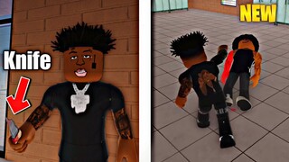 When You Bring THUGS To Roblox Fight In A School