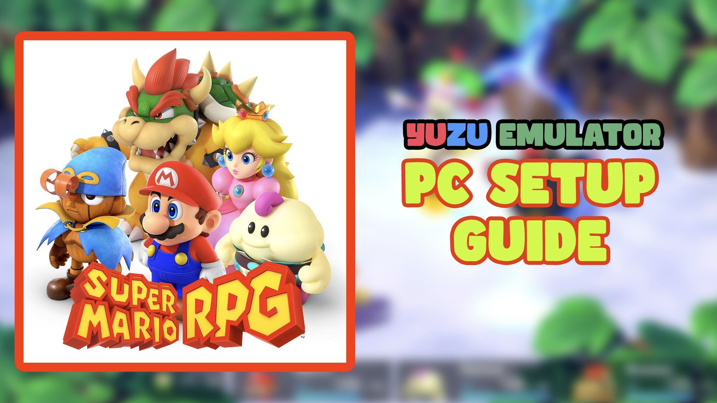 How to download and play Super Mario RPG Remake on PC (XCI) YUZU-RYUJINX  GUIDE - Bstation