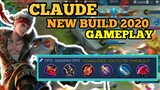 Claude New Build | NO DEATH | Pro Build 2020 - Mobile Legends