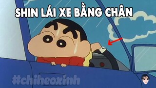 Shin Lái Xe Bằng Chân | Shin Cậu Bé Bút Chì Tổng Hợp Tập Mới Hay Nhất Phần 844 | #CHIHEOXINH