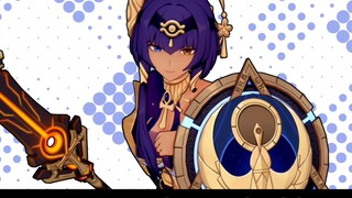 What if we add special effects elements to Genshin Impact?