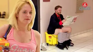 Man Poops in Mop Bucket - Just For Laughs Gags Compilation | Comedy Video
