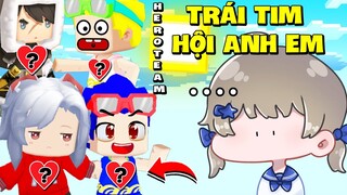 Mặp Doram THỬ THÁCH KHÁM PHÁ TRÁI TIM HỘI ANH EM HERO TEAM Trong Mini World