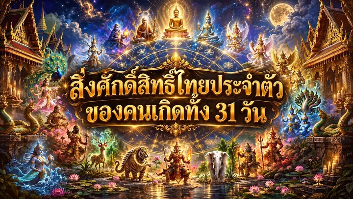 สิ่งศักดิ์สิทธิ์ไทยประจำตัว ของคนเกิดทั้ง 31 วัน l Astrotopia