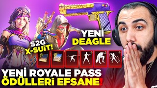 YENİ S2G NİHAİ SET VE DEAGLE!! 😮 YENİ ROYALE PASS'A 3 SİLAH BİRDEN GELDİ!! (İLK DEFA) | PUBG MOBILE