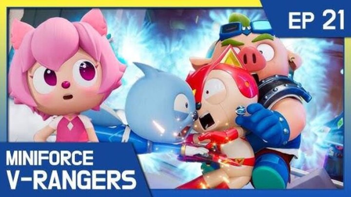 ❇️ [English dub.] MiniForce V-Rangers ❇️ EP21 – Attack of the Electric Eel Monster! ❇️