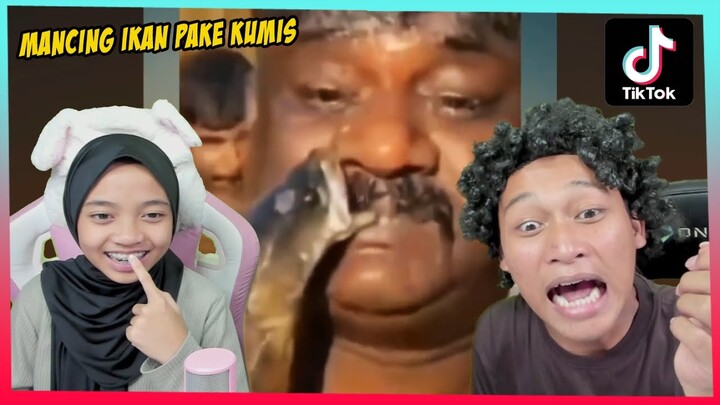 🤣 MANCING IKAN PAKE KUMIS😂  Video Tiktok Lucu (Reaction)