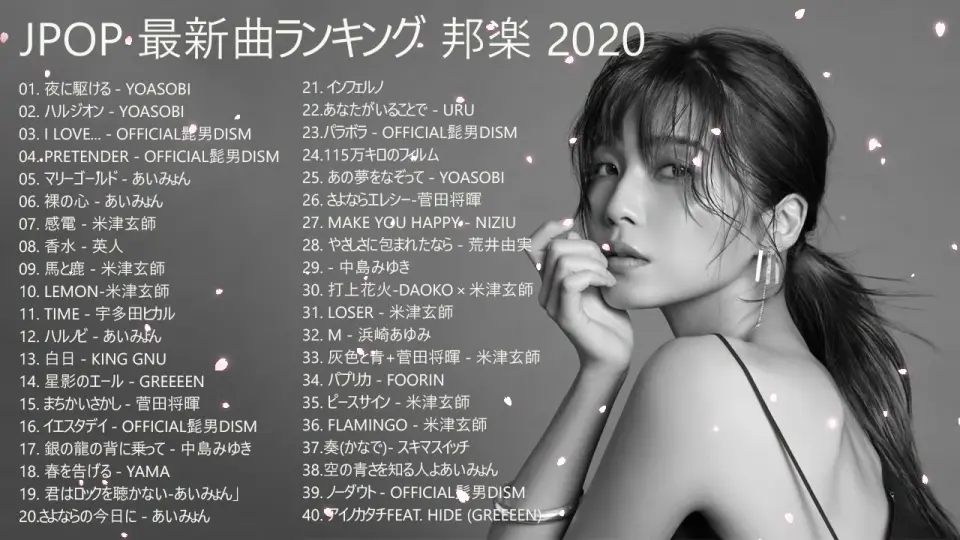 広告なし 音楽 ランキング 最新 21 ベストソング 21 22米津玄師 あいみょん Yoasobi 宇多田ヒカル King Gnu 菅田将暉 35f Bilibili